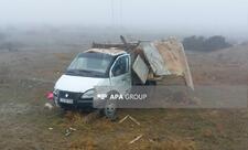 Göygöldə yük avtomobili ilə minik maşını toqquşub, xəsarət alan var