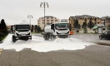 Bu gün paytaxtın 555 küçəsi yuyulub