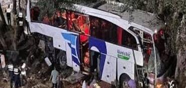 Türkiyədə avtobus aşıb, 11 nəfər yaralıb