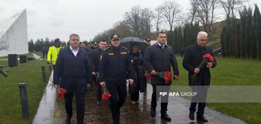 Quba Soyqırımı Memorial Kompleksi ziyarət olunur  - FOTO