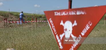 Azad edilmiş ərazilərdə ötən ay daha 503 mina, 4922 PHS aşkarlanıb