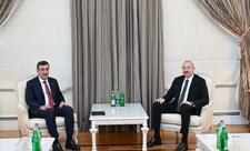 Azərbaycan Prezidenti Cevdet Yılmazı qəbul edib