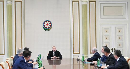 Prezident TDT-yə üzv dövlətlərin hökumət başçılarının görüşünün iştirakçılarını qəbul edib - FOTO - YENİLƏNİB