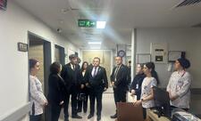 Azərbaycan nümayəndə heyəti Özəl Imperial Xəstəxanasını ziyarət ediblər -FOTOLAR