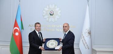 Emin Əmrullayev Şimali Kipr Türk Respublikasının Baş naziri ilə görüşüb