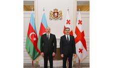 Azərbaycan liderinin Gürcüstanın Prezidenti Mixeil Kavelaşvili ilə təkbətək görüşü olub  - YENİLƏNİB
