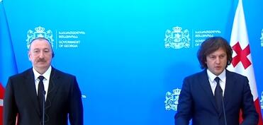 Azərbaycan Prezidenti və Gürcüstanın Baş naziri mətbuata bəyanatlarla çıxış ediblər YENİLƏNƏCƏK