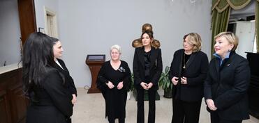 Mehriban Əliyeva Tbilisidə Mirzə Fətəli Axundzadə adına Azərbaycan Mədəniyyəti Muzeyi ilə tanış olub - FOTO