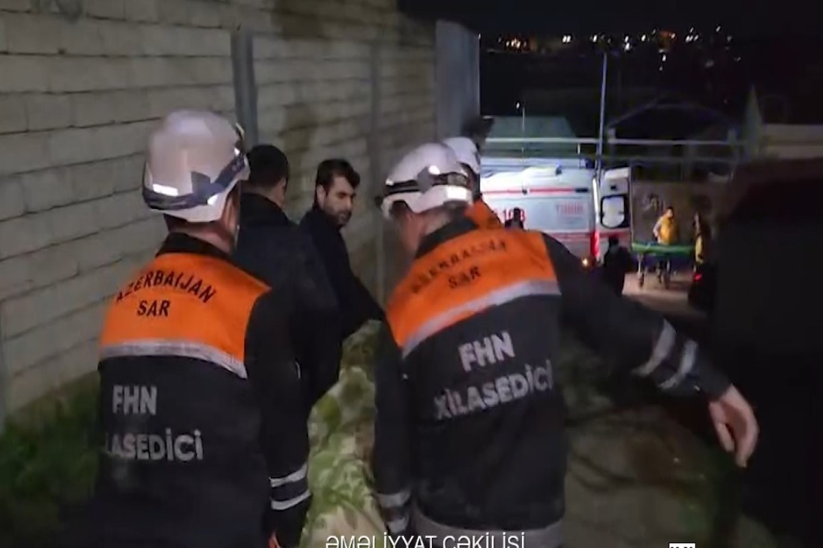 Sabunçuda yaşayış evi çöküb, xəsarət alan var