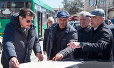 ADSEA sədri ərazidə kollektorun tikinti-bərpa işlərinin gedişatı ilə tanış oldu - FOTO/VİDEO