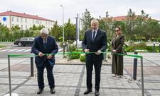 Prezident Milli Aviasiya Akademiyasında Beynəlxalq Təlim Mərkəzinin açılışında iştirak edib - FOTO