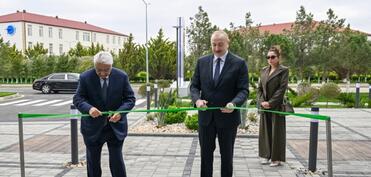 Prezident Milli Aviasiya Akademiyasında Beynəlxalq Təlim Mərkəzinin açılışında iştirak edib - FOTO