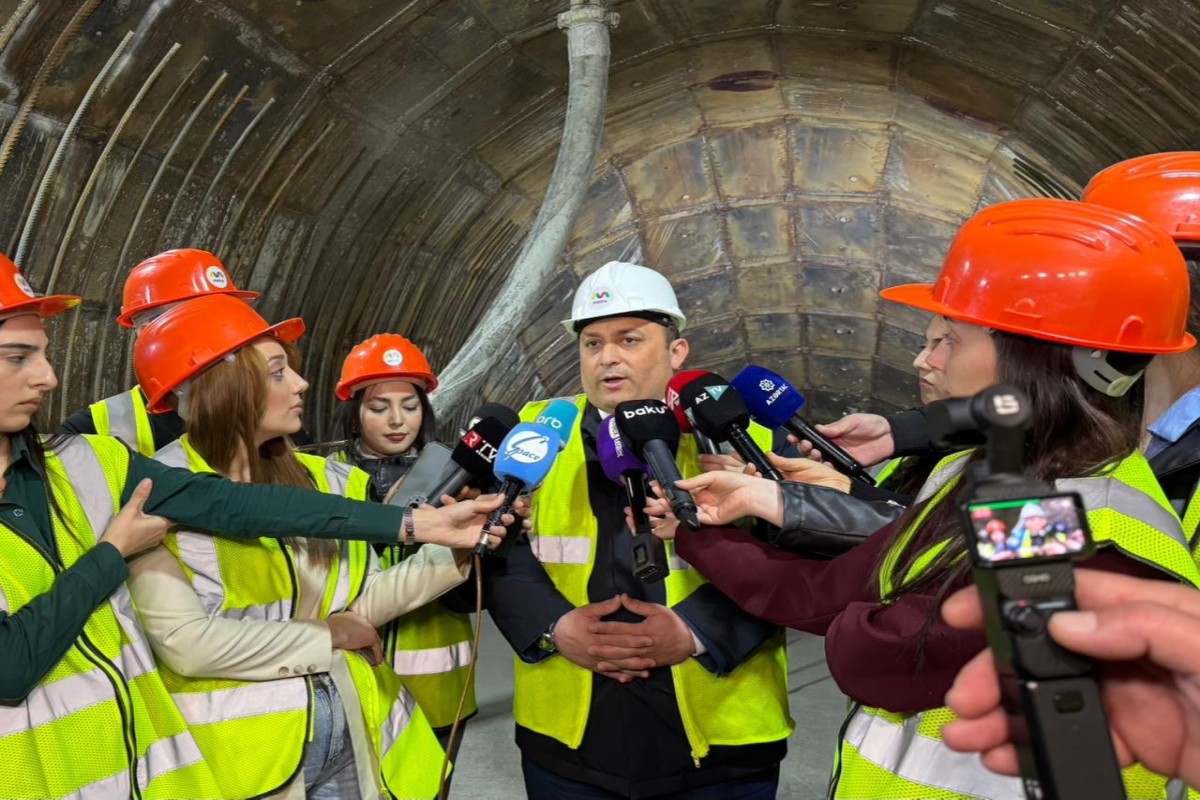 Bakı metrosunda 200 metrlik tunelin inşasında ilk mərhələ tamamlanıb
