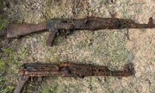 Saatlıda su kanalından 2 avtomat tapılıb