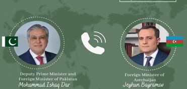Azərbaycan və Pakistan XİN başçıları arasında telefon danışığı olub