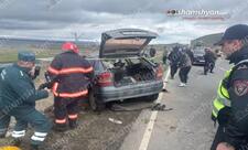 Ermənistanda yol qəzasında 5 nəfər ölüb