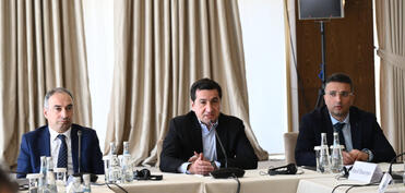 “Sülh Körpüsü” təşəbbüsünün iştirakçıları Qəbələdə Hikmət Hacıyevlə görüşdulər