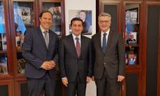 Hikmət Hacıyev Almaniya XİN rəsmisi ilə görüşdü