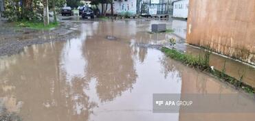 Balakəndə intensiv yağışlar fəsadlara səbəb olub