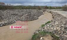 Ağstafaya sel gəlib - Bəzi kəndlərlə gediş- gəliş çətinləşib