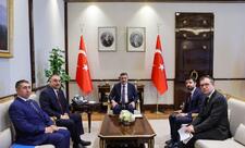 Cevdet Yılmaz Azərbaycanın Ankaradakı səfiri ilə görüşdü