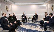 Prezident İlham Əliyev Antalyada Əhməd Əl Şaraa ilə görüşüb