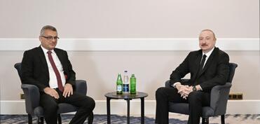 Dövlət başçısı Antalyada Şimali Kipr Prezidenti ilə görüşüb