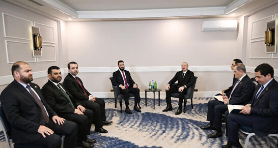 Prezident İlham Əliyevin Antalyada Suriyanın keçid dövrü Prezidenti ilə görüşü olub -  YENİLƏNİB