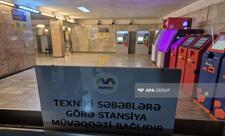 Bakı Metropoliteninin fəaliyyəti saat 15:00-da bərpa ediləcək - YENİLƏNİB - FOTO