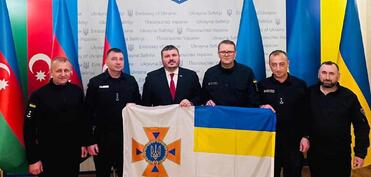 Səfir Ukrayna Dövlət Fövqəladə Hallar Xidməti nümayəndə heyəti ilə görüş keçirib