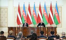 Azərbaycan və Latviya prezidentləri mətbuata bəyanatlarla çıxış ediblər - YENİLƏNİB