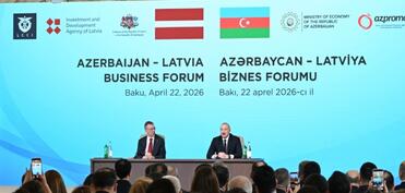Bakıda Azərbaycan-Latviya biznes forumu keçirilib