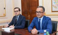 Dövlət Komitəsinin sədri İran səfiri ilə görüşüb