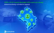 2026-cı ilin ilk 3 ayında Qarabağda 1,400-ə yaxın yeni abunəçi telekommunikasiya xidmətlərinə qoşulub