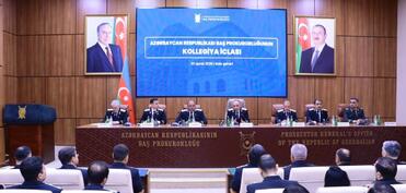 Baş Prokurorluqda geniş Kollegiya iclası keçirilib