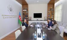 Elm və təhsil naziri “Yüksəliş” müsabiqəsinin qalibləri ilə görüşüb