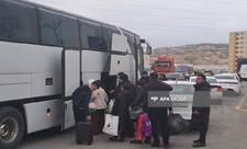Ağdam şəhərinə növbəti köç karvanı yola salınıb  - FOTO