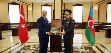 Türkiyənin Milli Müdafiə Universitetinin rektor müavini Naxçıvanda olub