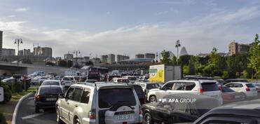 Bakıda bu yollarda sıxlıq var - SİYAHI