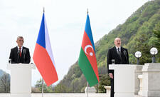 Prezident İlham Əliyev və Çexiyanın Baş naziri Andrey Babiş mətbuata bəyanatlarla çıxış ediblər - FOTO - YENİLƏNİB