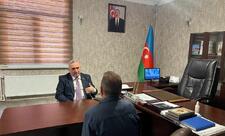 Deputat Azər Allahverənov Zabrat qəsəbəsində vətəndaşları qəbul edib