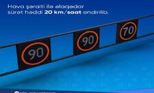 Zığ dairəsi-Hava Limanı yolunda sürət həddi endirilib