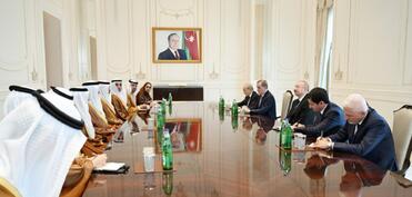 Prezident İlham Əliyev BƏƏ nümayəndə heyətini qəbul edib