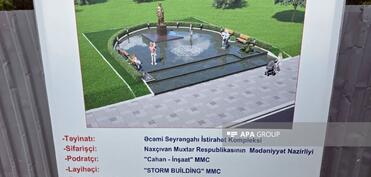 Əcəmi Naxçıvaninin abidəsinin hazırlanmasına başlanıb - FOTO