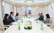 Milli Məclisin sədri Britaniya səfiri ilə görüşüb