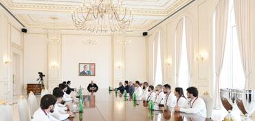 Prezident: İdmançılarımızda qələbə əzmi çox güclüdür
