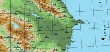 Xəzərdə zəlzələ olub