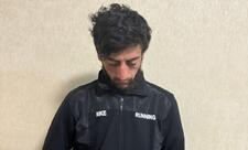 Polis Sumqayıtda Dövlət bayrağına hörmətsizlik edən şəxsi saxlayıb