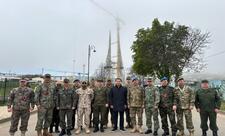 Hikmət Hacıyev Azərbaycanda akkreditə olunmuş hərbi attaşelərlə Şuşadan foto paylaşıb