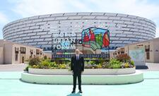 Prezident İlham Əliyevin sosial şəbəkə səhifələrində Bakı Olimpiya Stadionunun ərazisində WUF13 ilə əlaqədar görülən işlərlə tanışlığını əks etdirən kadrlar paylaşılıb - VİDEO